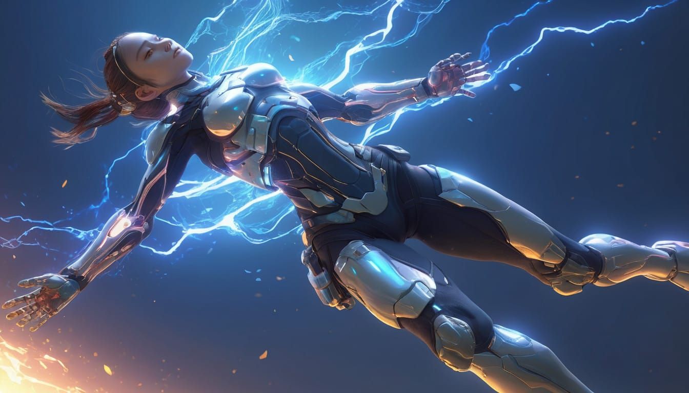 Anime-Style Human Energy Transfer in 8K Resolution