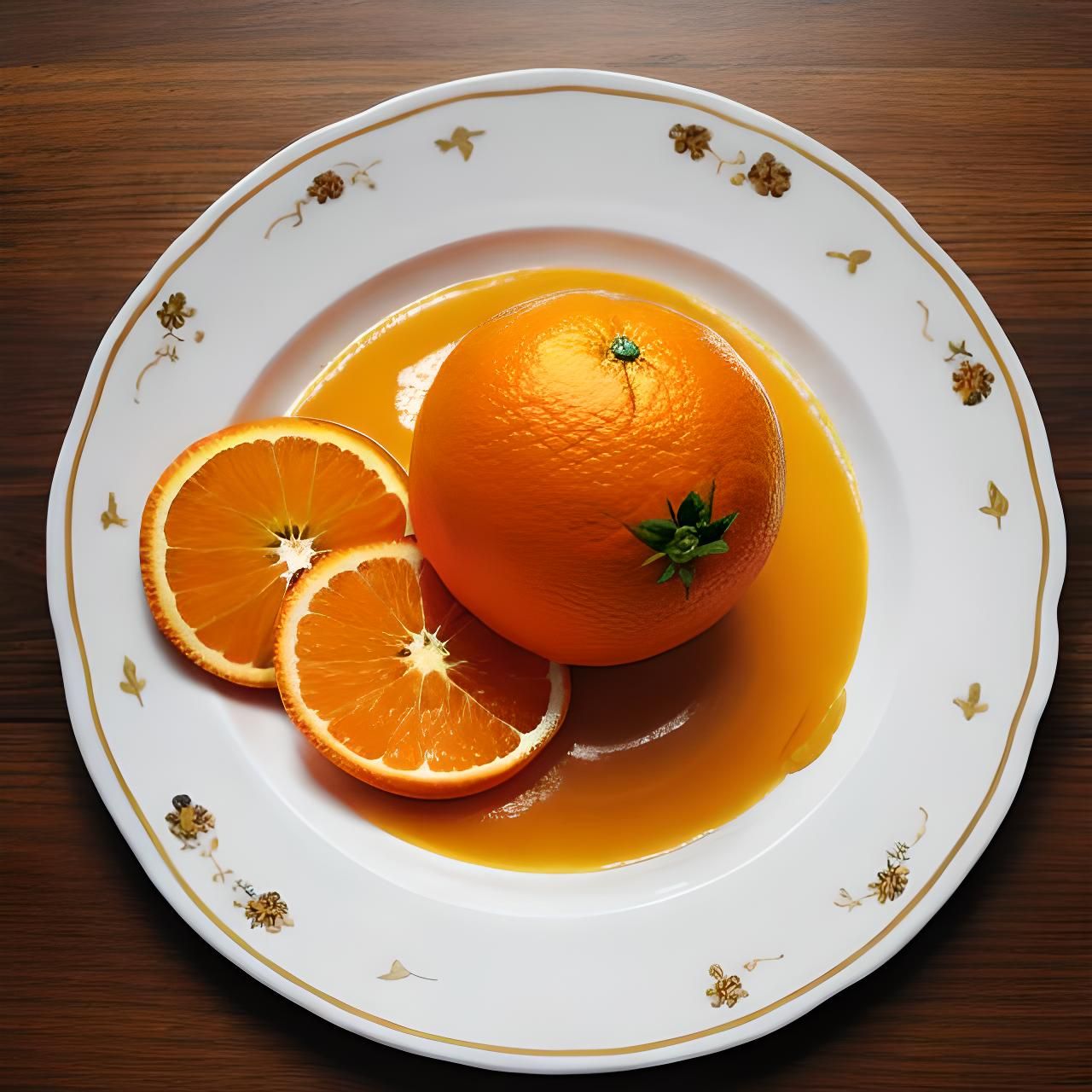 Intriguing Foreign Orange AI Interpretation