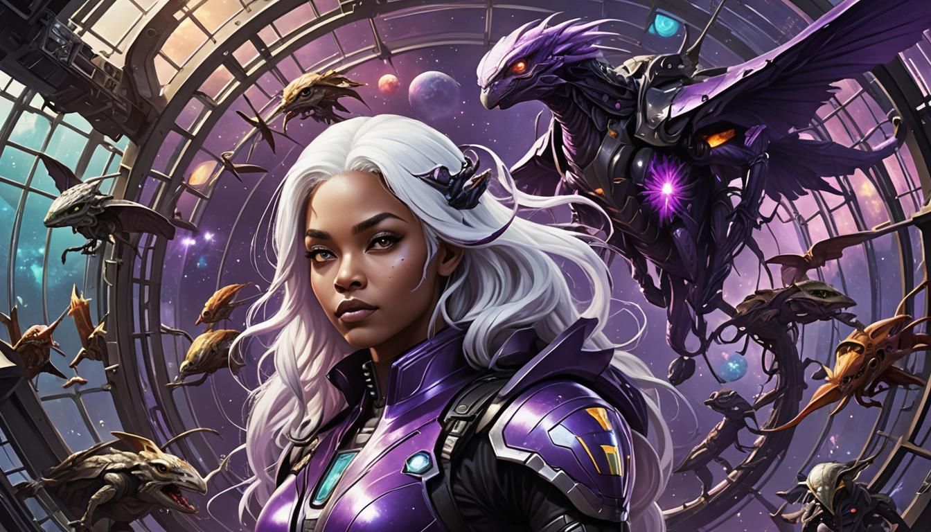 Wanted Poster: Galactic Smuggler Kylora Van'tex