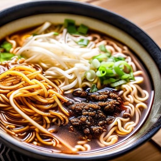 Hyperrealistic Ramen Bowl in Cinematic Lighting