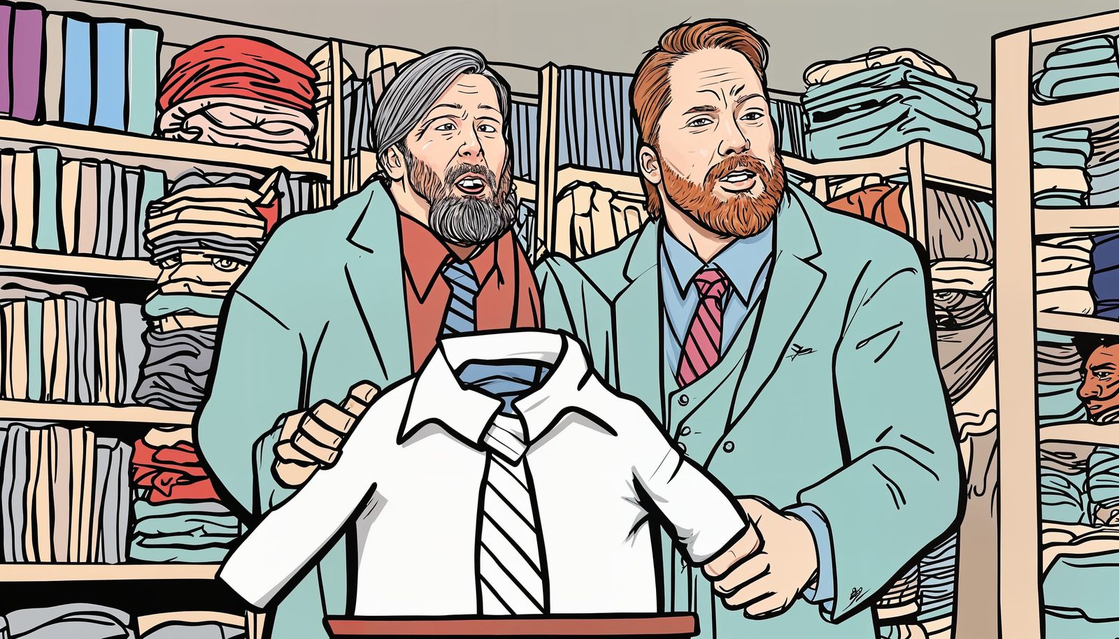 Oh get me another tie get me another shirt get me another woolie eeevvvvvveerrrrrryyyyyyydaaaaaayyyyyy because having th...