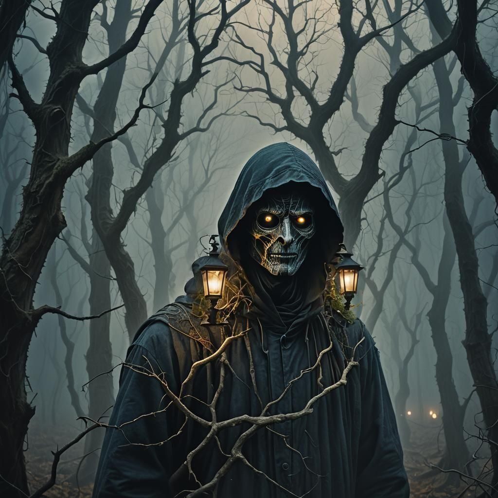 Hauntingly Yours: Scary Story Channel Logo Design