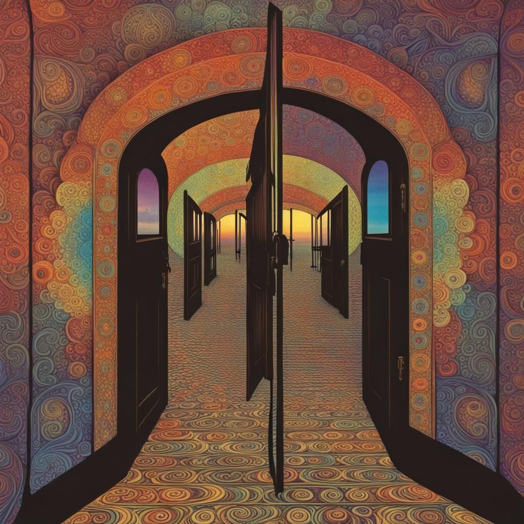 Psychedelic Infinite Perception Inspired by Rock Music