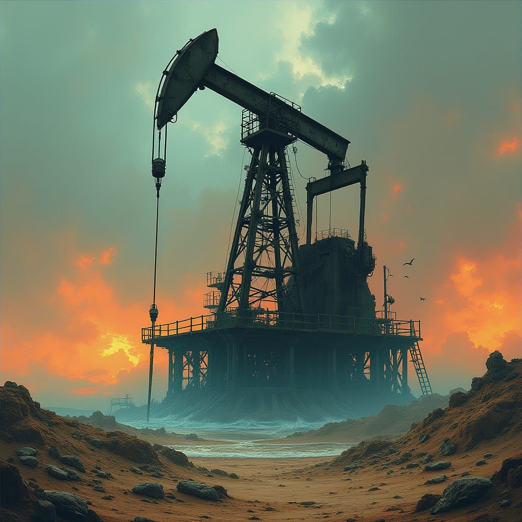 Eldritch Oil Derrick Unearths Ancient Horrors