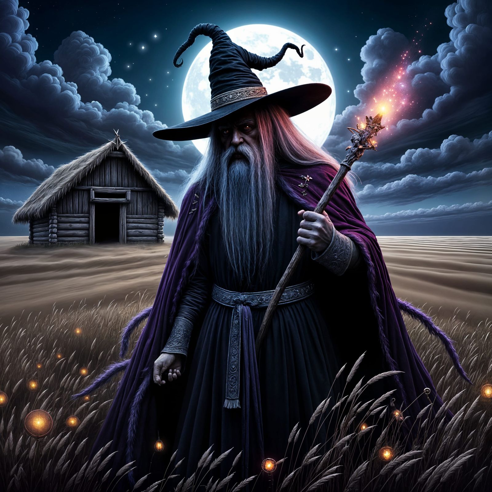 Dark Fantasy Wizard in Epic Proportions