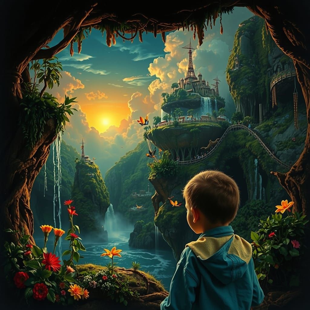 Child Gazer: Floating Islands Portal of Discovery