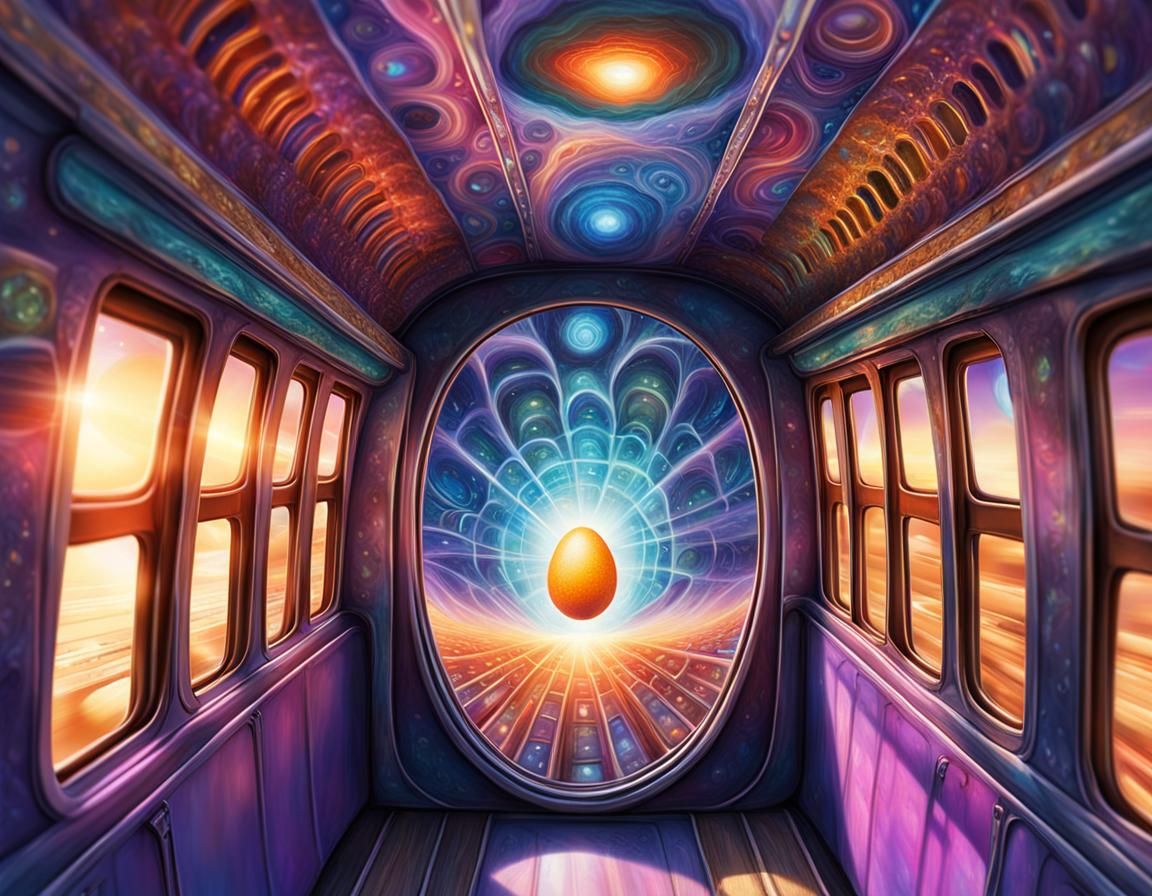 Cosmic Regenerative Seed of Life Unfolds Inside a Train Carr...