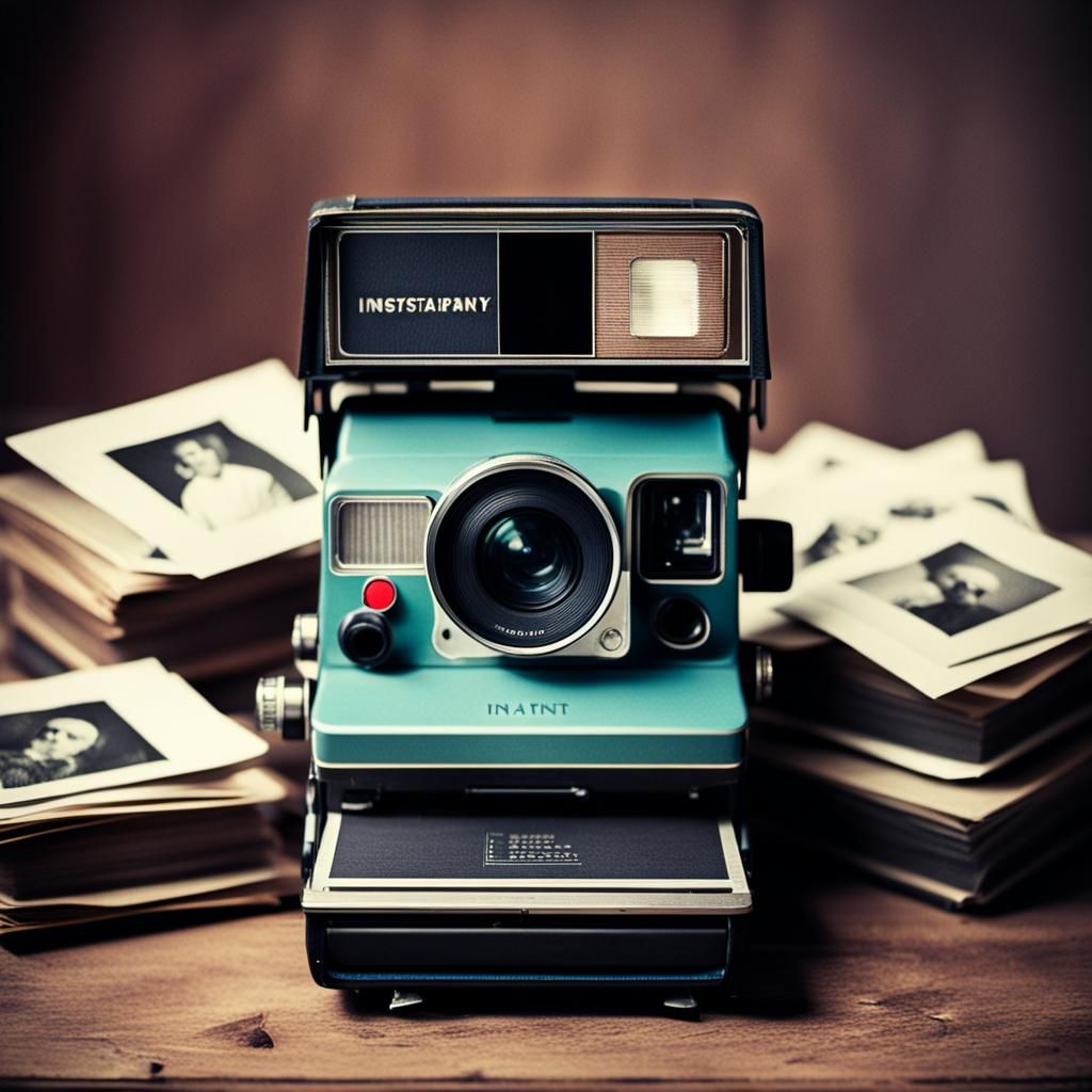 Vintage Instant Photography Aesthetic