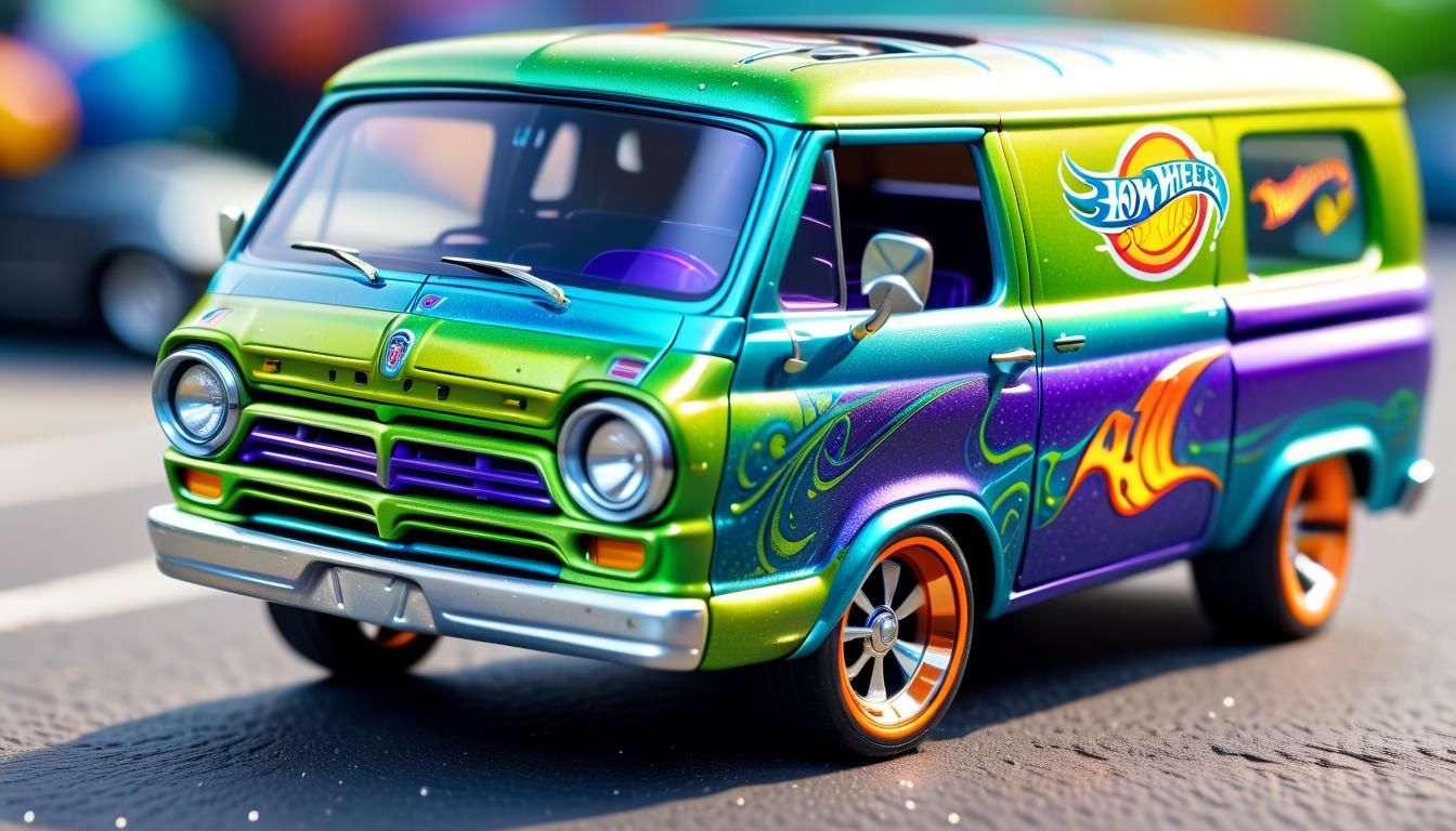 Custom 1969 Dodge A100 Hot Wheels Car