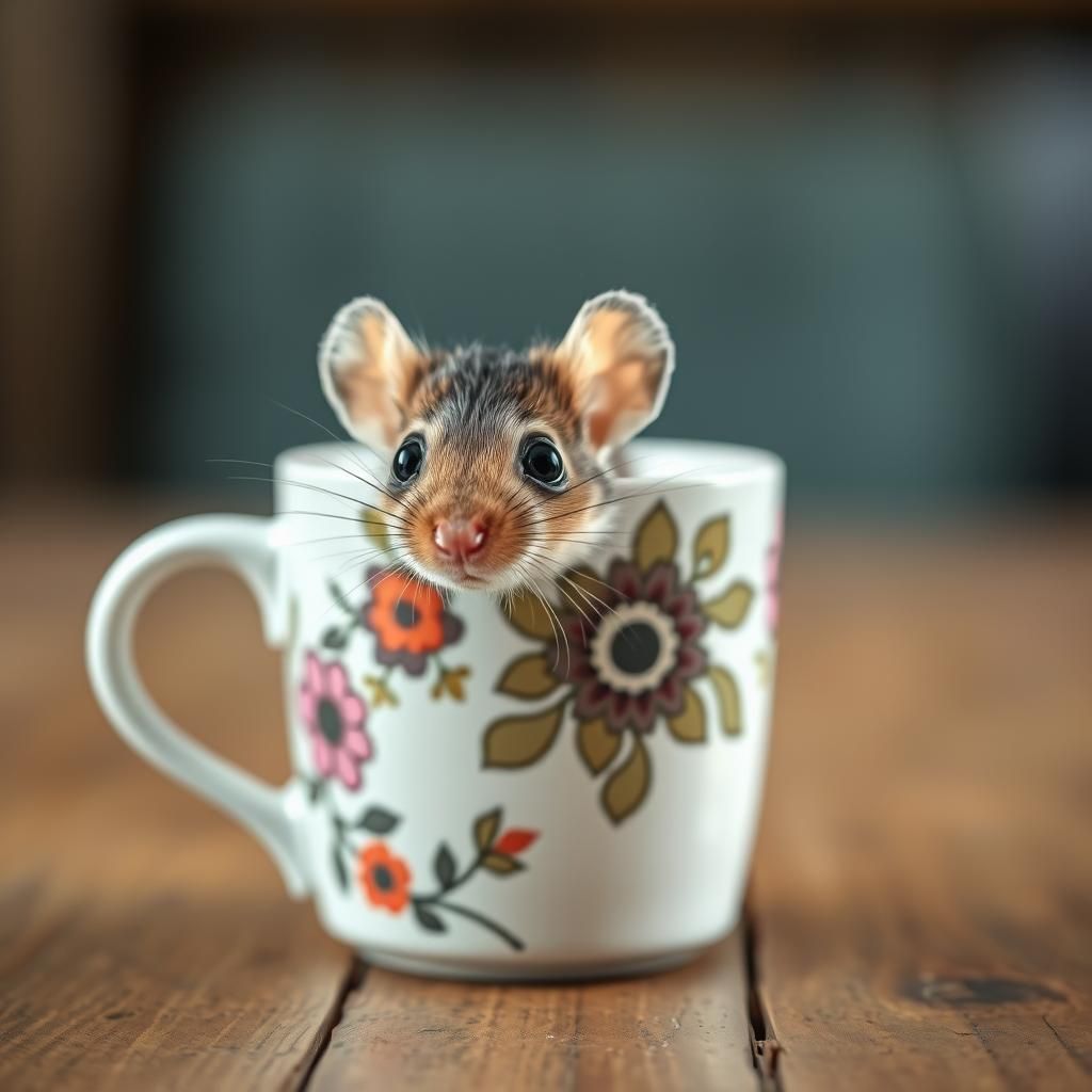 Boho Mug with Mouse