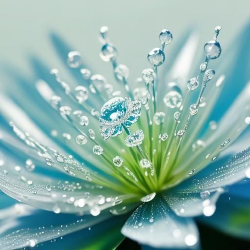 Delicate Dew Drops: Nature's Glistening Jewels