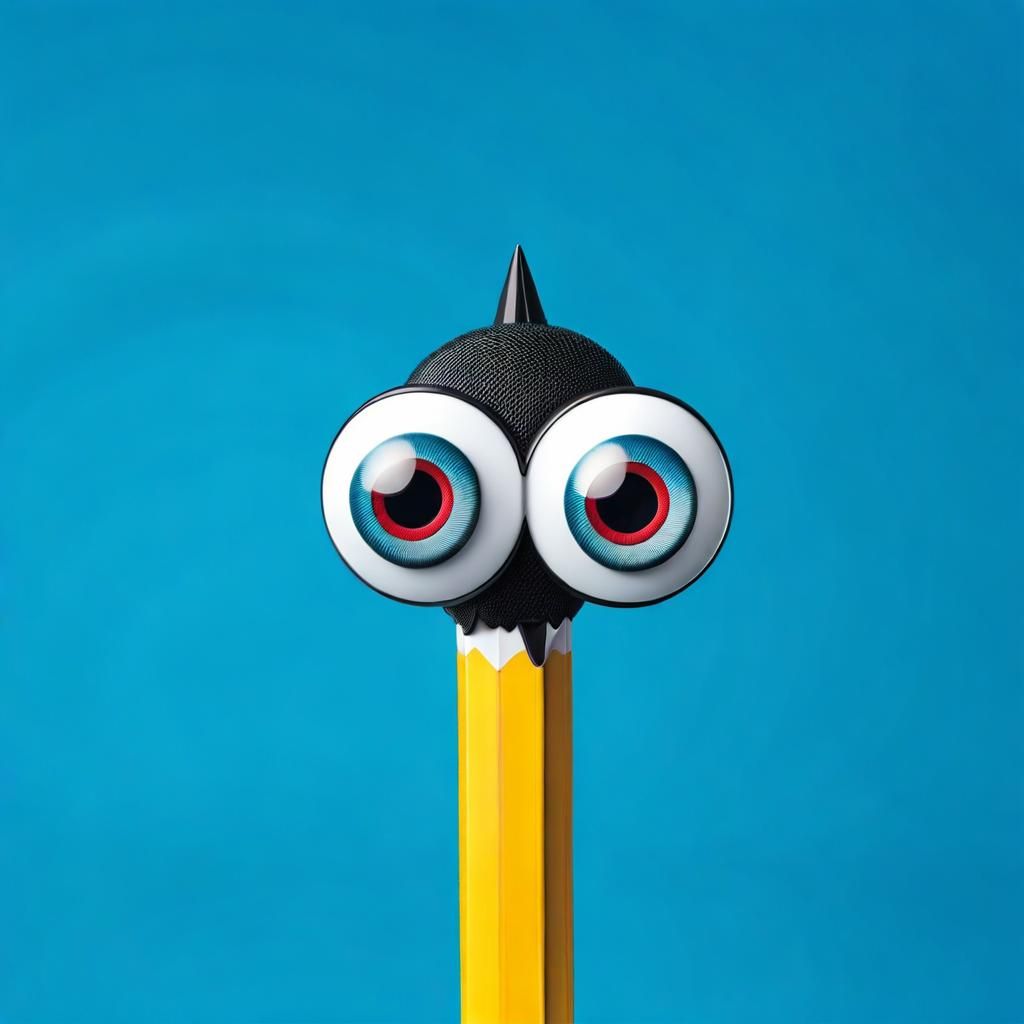 Googly Eyes on a Pencil: AI Creation