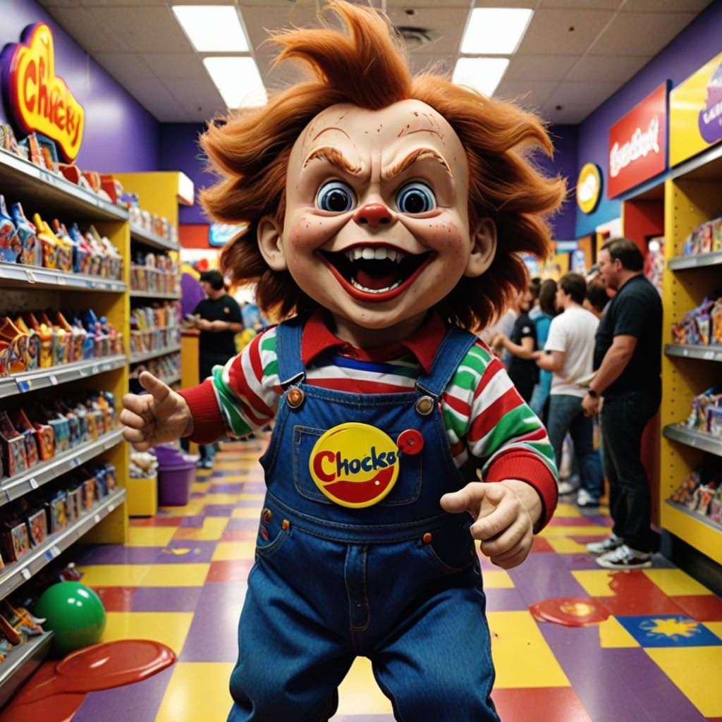 Chucky Cheese gone wild.