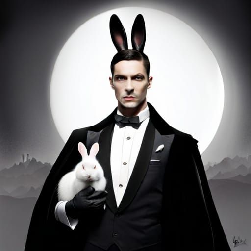 Dracula as a Rabbit: A Whimsical Monster