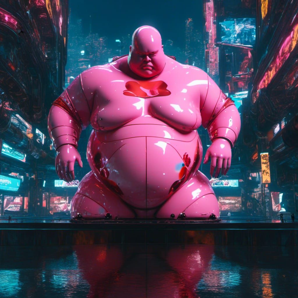 Sinister Baron Harkonnen Portrait in Surreal Style