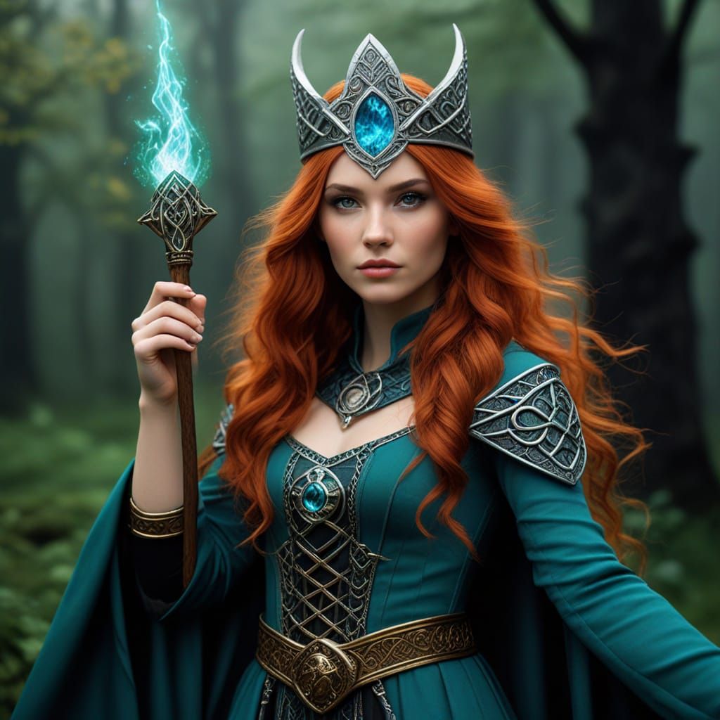 Celtic Princess Arcane Sorceress