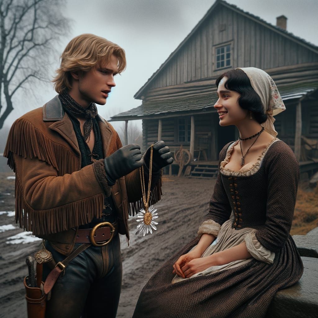 Charming Hunter Presents Vintage Crystal Necklace to Enchant...