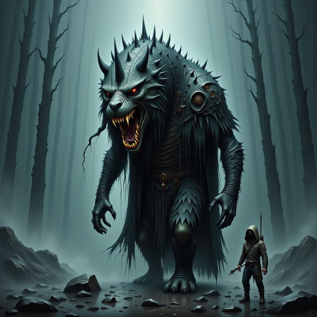 Mysterious Monster Appears in Heavy Rain