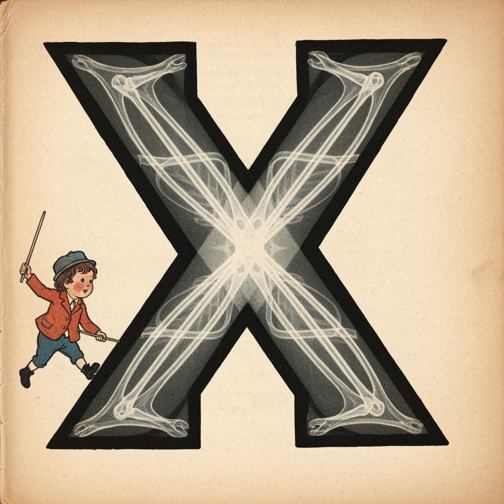 X-Ray of an X: 1920s Children's Illustration