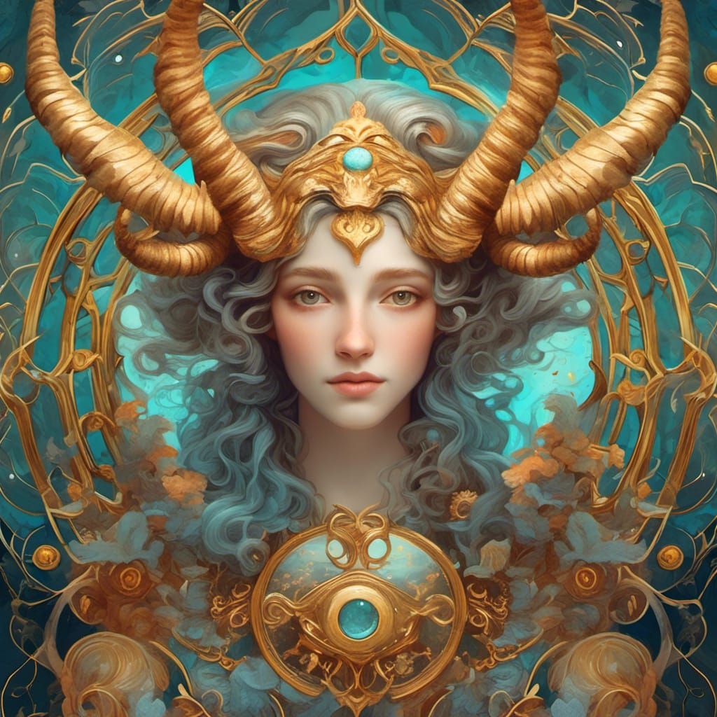 <lora:NewAged:1.0> Zodiac Aries personified 2