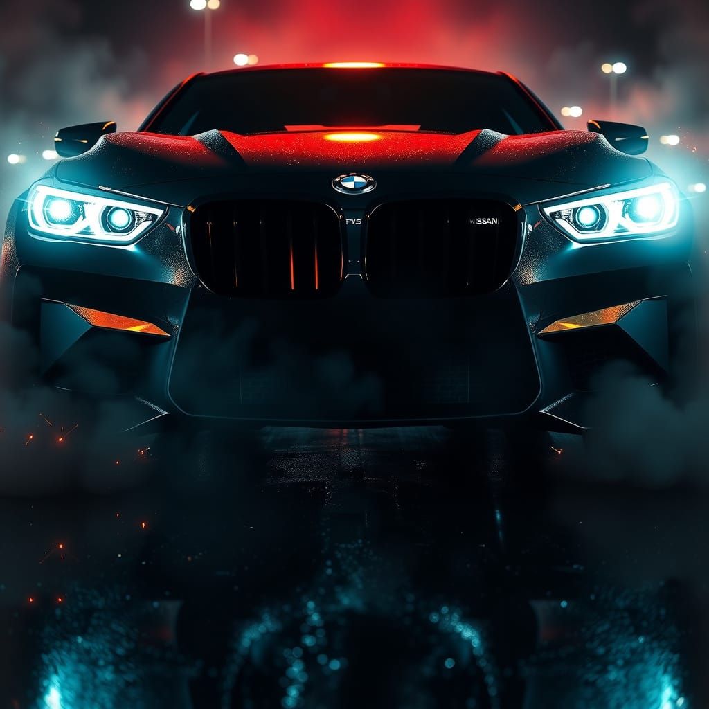 BMW Car in Futuristic Style