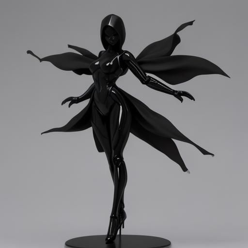 Simple Black Figure Silhouette