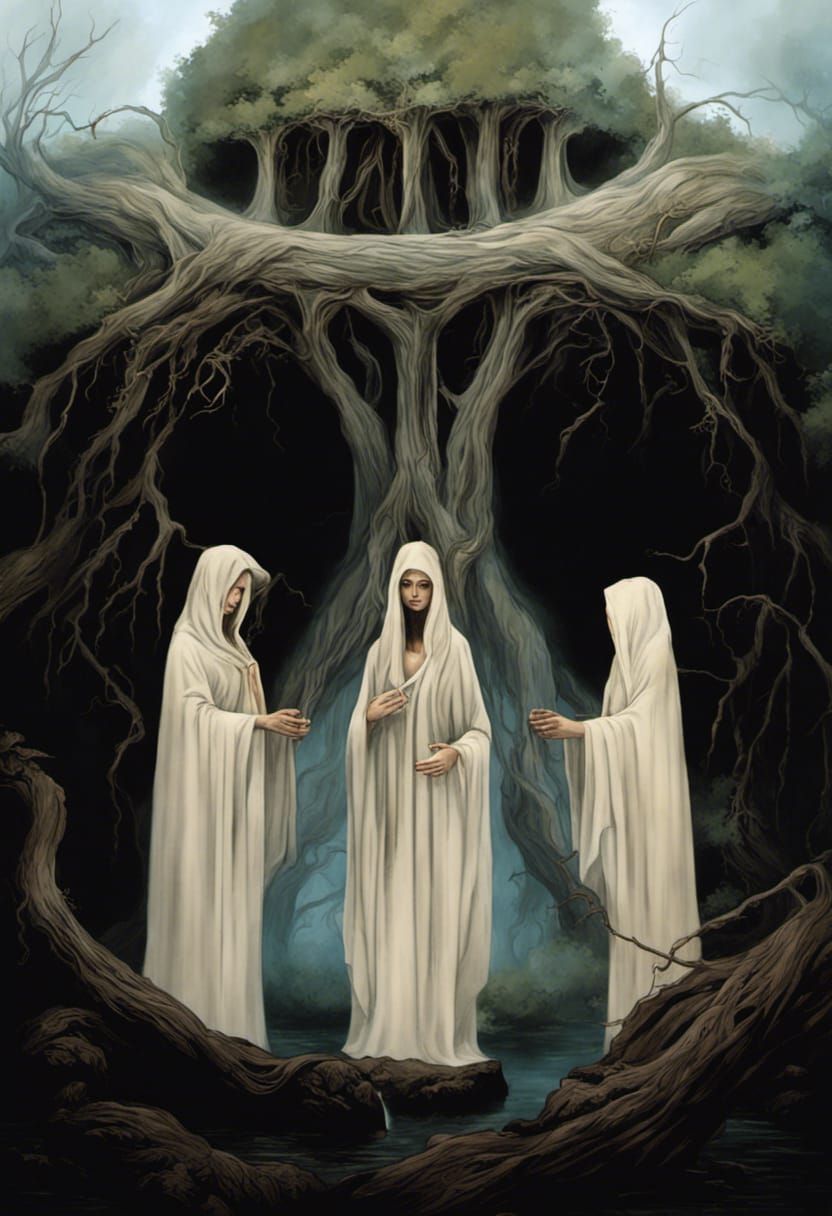 The Norns spin destiny.
