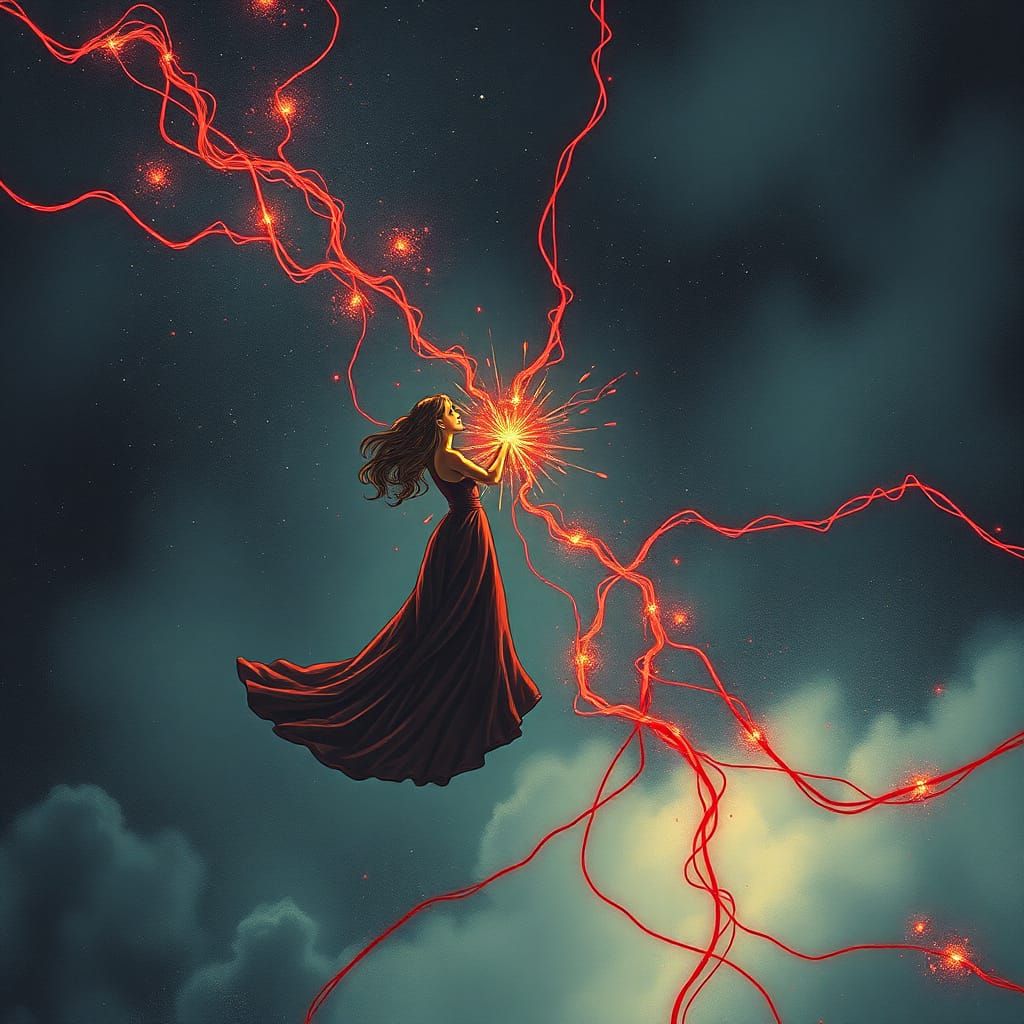 Soulmates Connected by Cosmic Red Thread