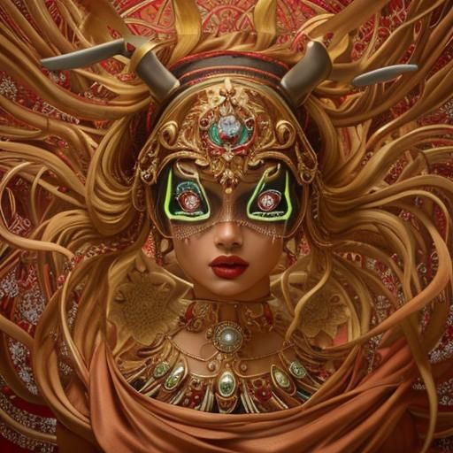 Colorful Typography Collection in 3D Render