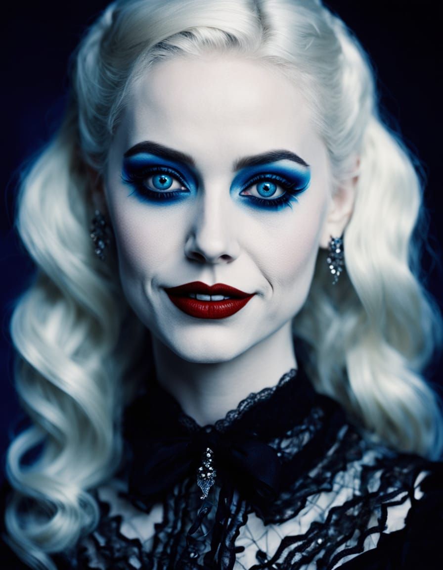 Gothic Cinema: Harley Quinn in Tim Burton Style