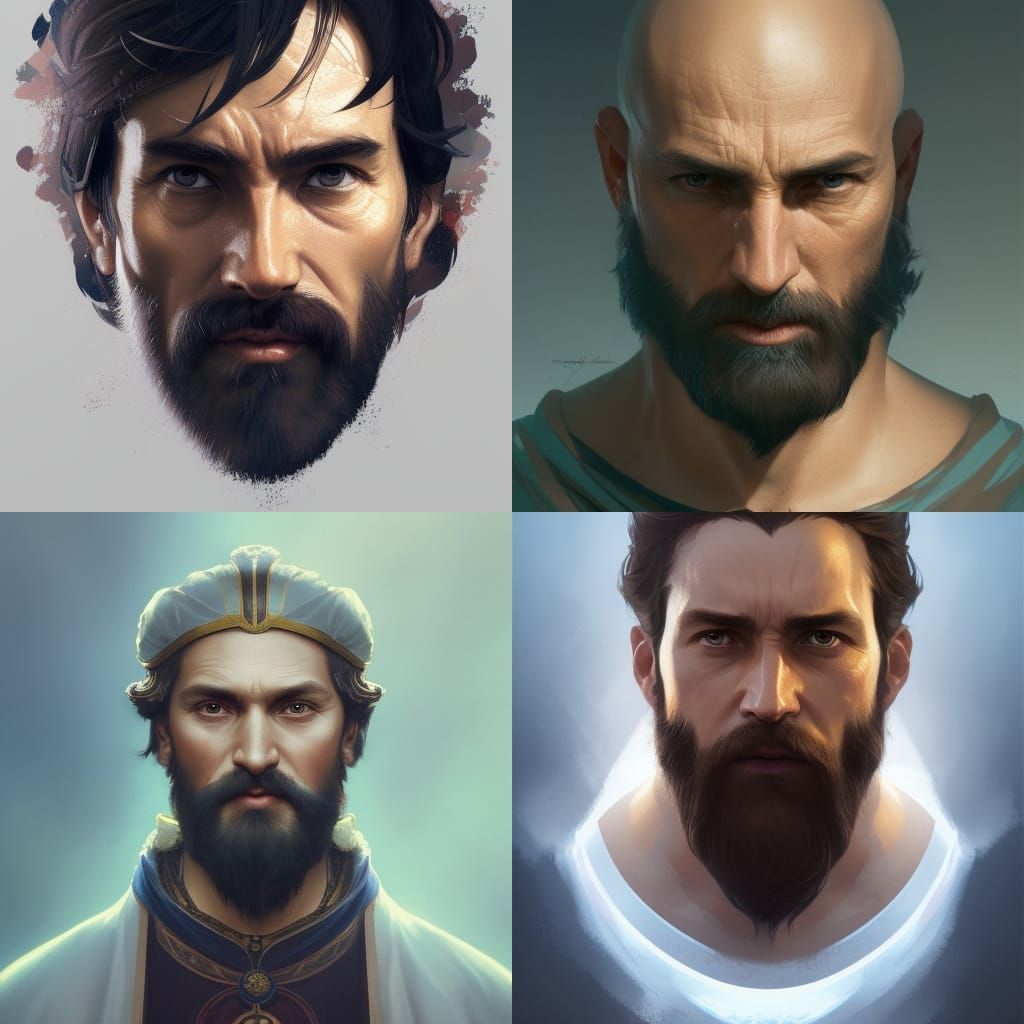 Detailed Portrait of Marco Polo, Digital Art