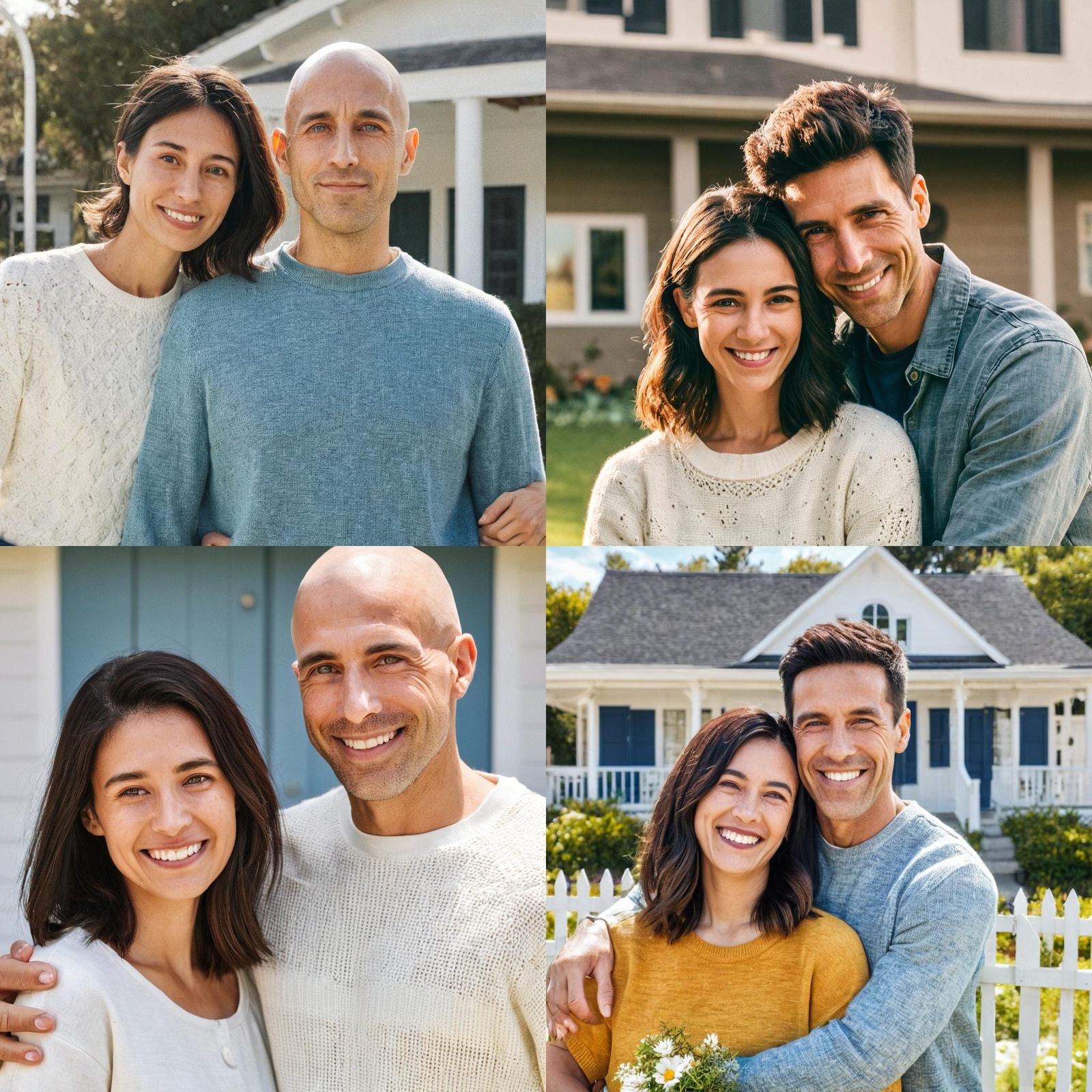 Couple Celebrates New Home Together