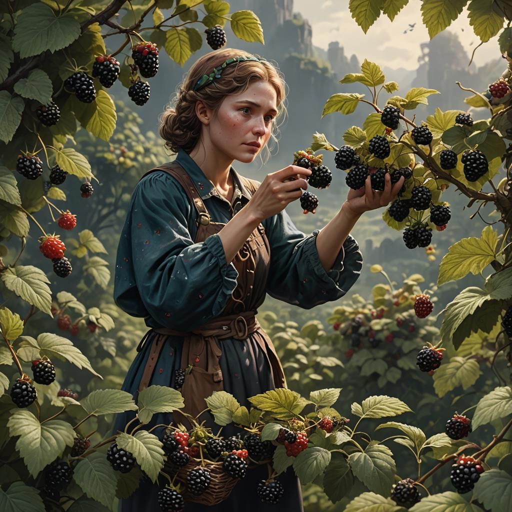 Picking Blackberries