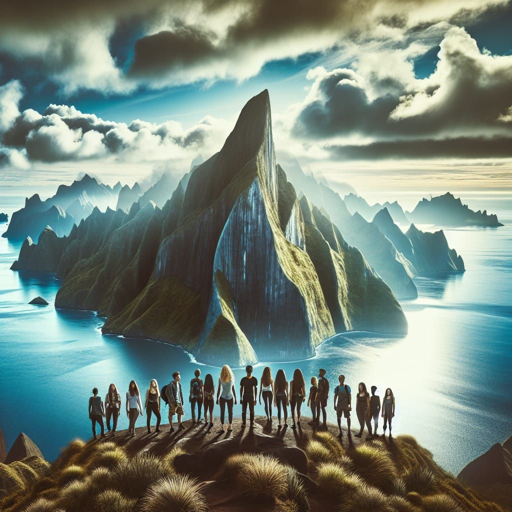 Ocean Mountain Peak Adventure with Hikers