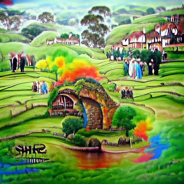 Picturesque Landscape of the Shire