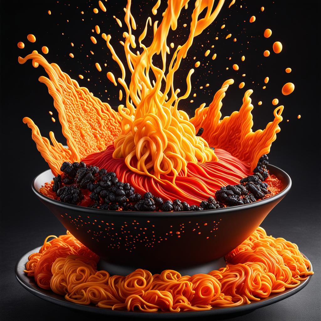 Ramen Volcanic Explosion of Flavors