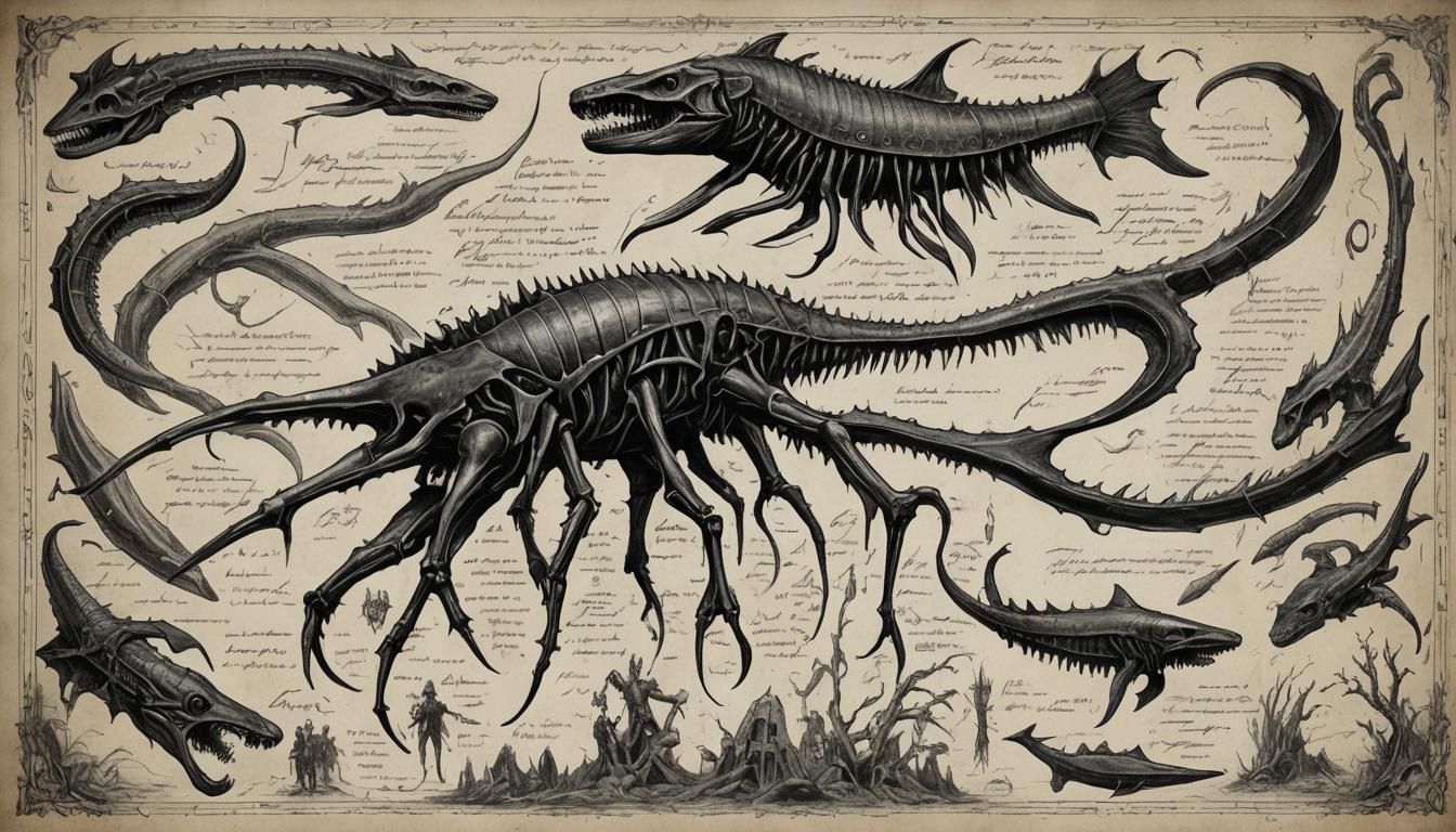 Lovecraftian Horror: Anatomical Mutant Blueprint