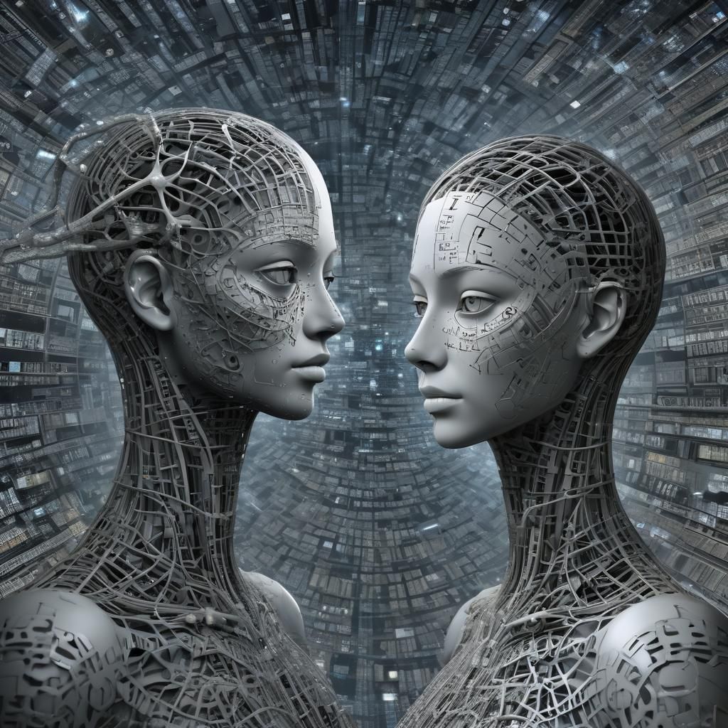 Digital Web: Binary Code Creates New Worlds