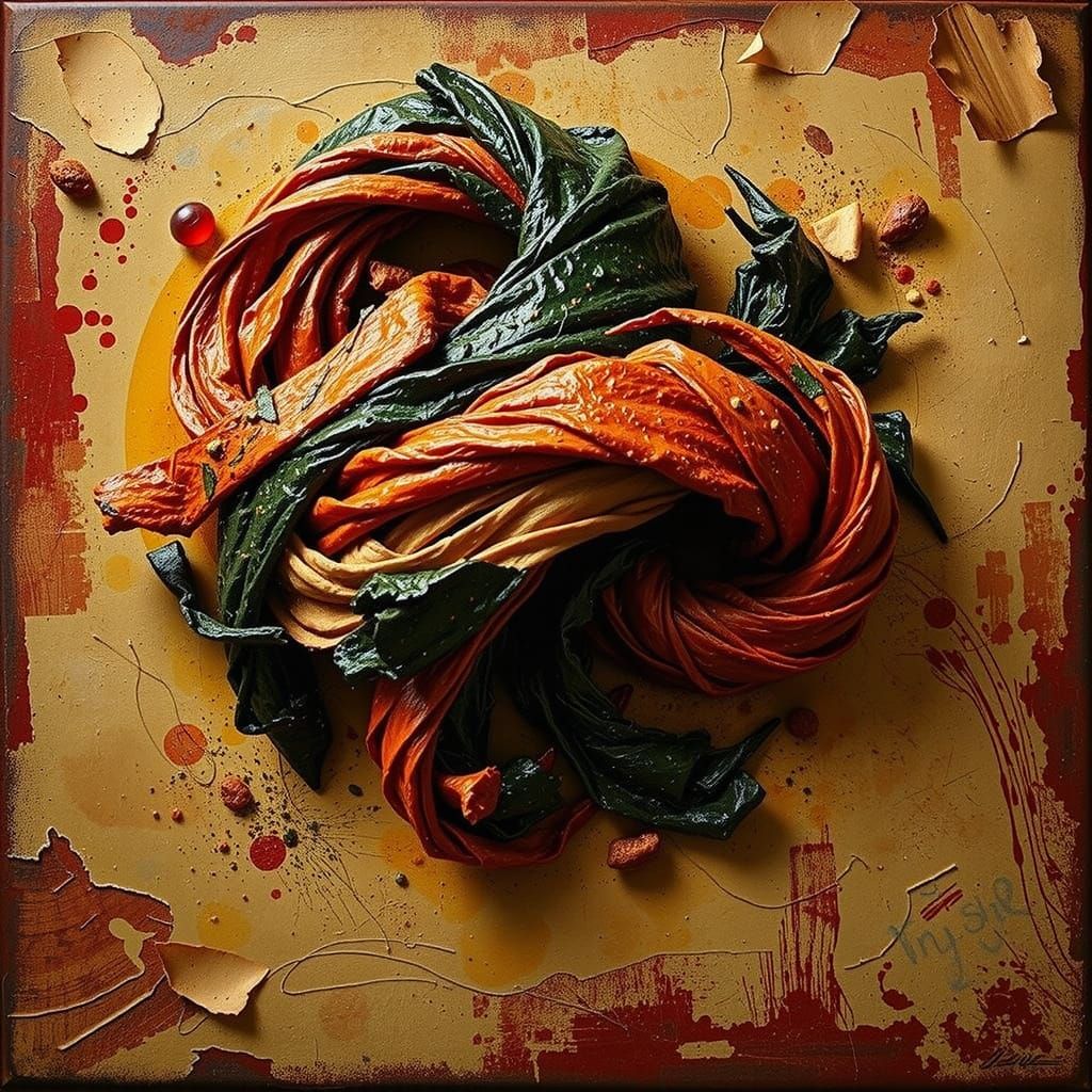 Abstract Forms of Twisting and Warping Shapes