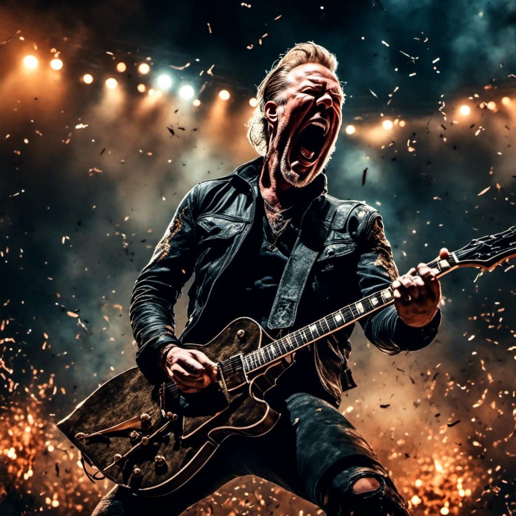 James Hetfield: Metallica on stage