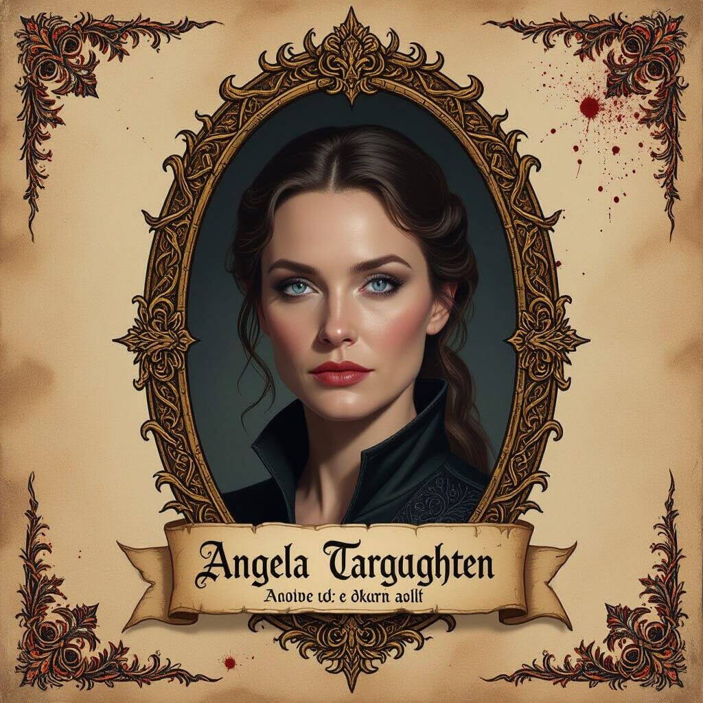 Angela Targaryen: Dark Medieval Fantasy Portrait