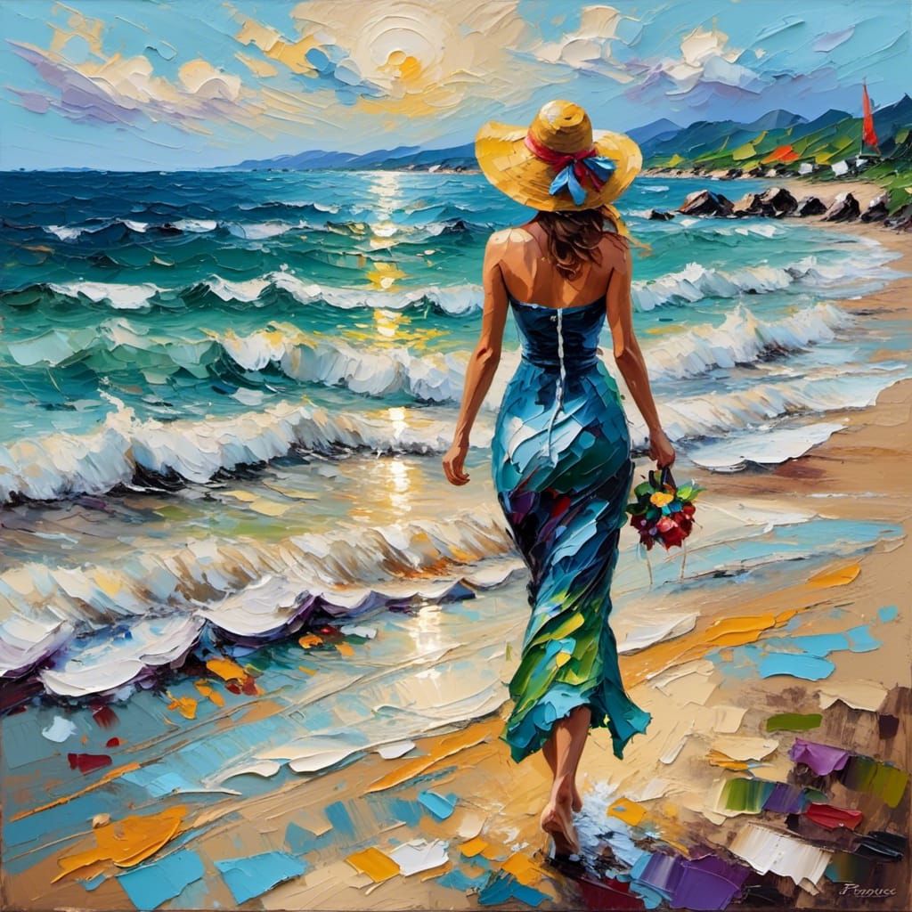 beach walk