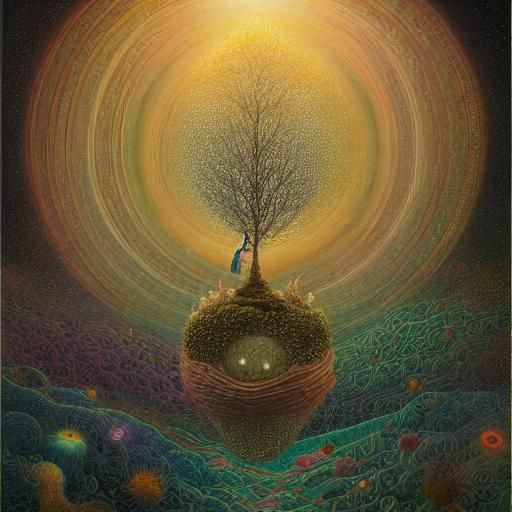 Surreal Fairytale: Imagination as Frequency in Mixed Media