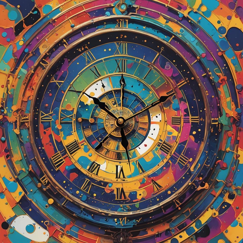 Drowning Clock at the End of Time