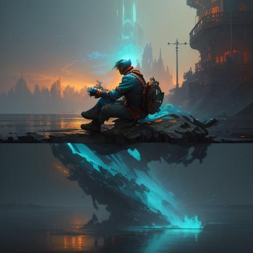 Nostalgic Youth: Detailed Art Nouveau Concept