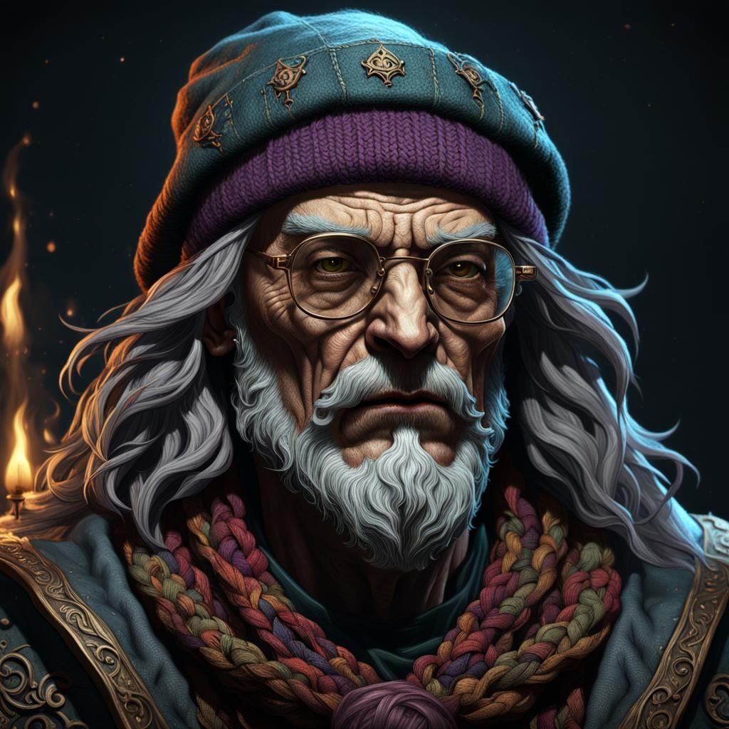 Grizzled Necromancer Warlock