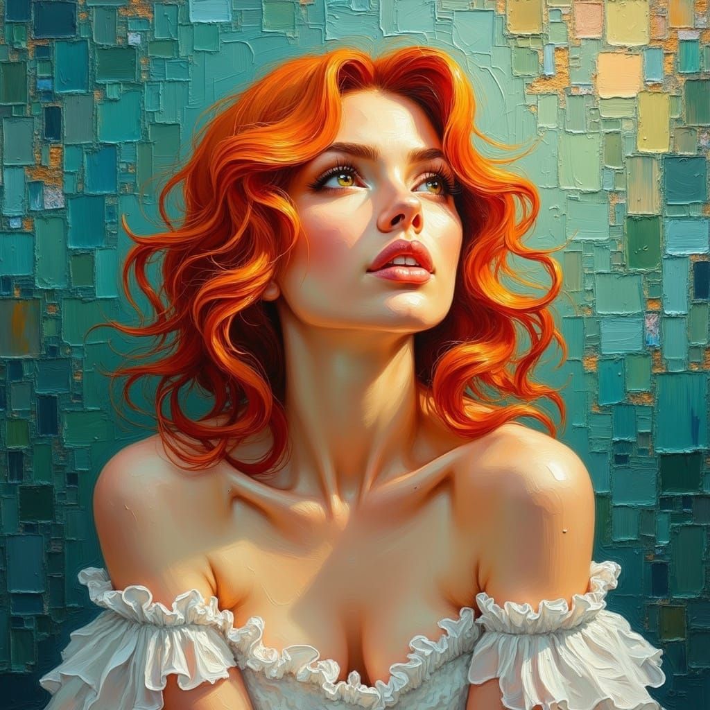 Vibrant Goddess of Golden Light