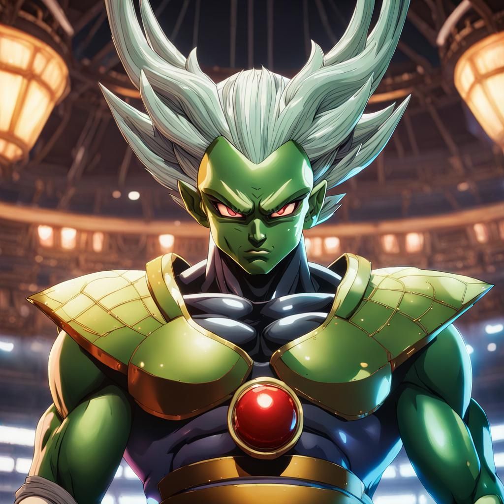 Perfect Cell Portrait with Iron Mask