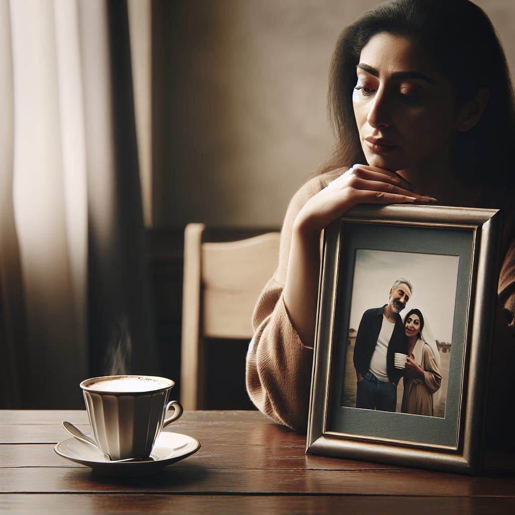 A wife missing her husband