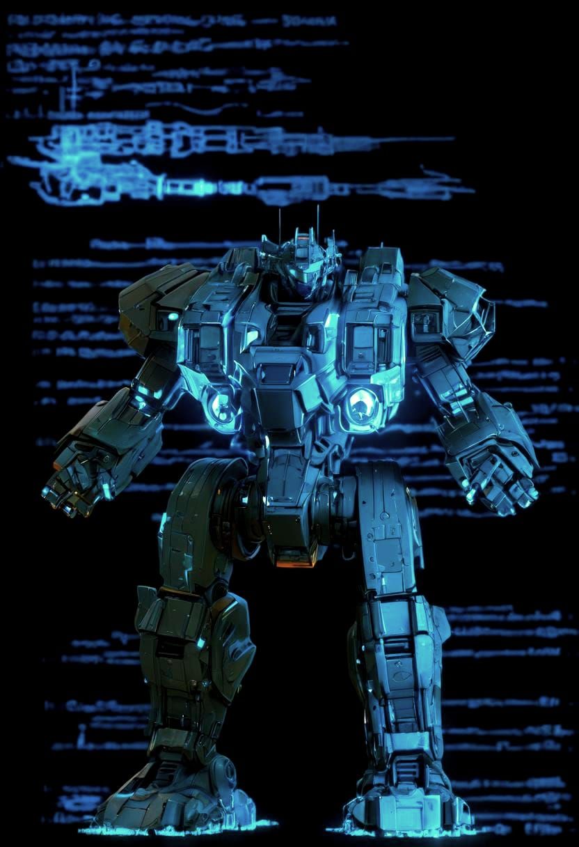 Gigantic Green Mech Blasts Off with Lethal Force